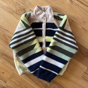 FP MOVEMENT Hit The Slopes Printed Fleece Jacket / Fielding Stripe Combo
